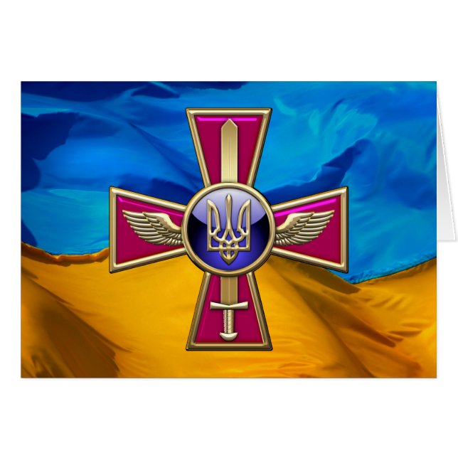 [100] Emblem der ukrainischen Luftwaffe (Vorderseite (Horizontal))