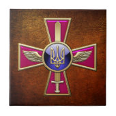 [100] Emblem der ukrainischen Luftwaffe Fliese (Vorderseite)