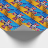 [100] Emblem der ukrainischen Luftwaffe Geschenkpapier (Ecke)
