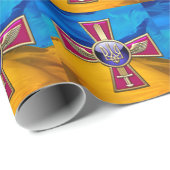 [100] Emblem der ukrainischen Luftwaffe Geschenkpapier (Rolleneckpunkt)