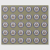[100] Emblem des U.S. Defense Attaché System (DAS) Geschenkpapier (Flach)