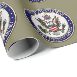 [100] Emblem des U.S. Defense Attaché System (DAS) Geschenkpapier