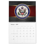 [100] Emblem des U.S. Defense Attaché System (DAS) Kalender (Feb 2027)