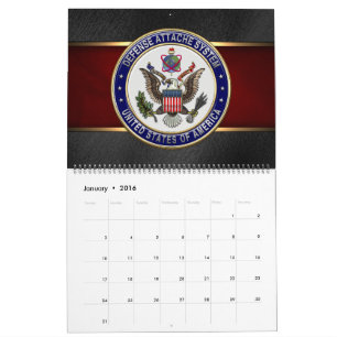 [100] Emblem des U.S. Defense Attaché System (DAS) Kalender