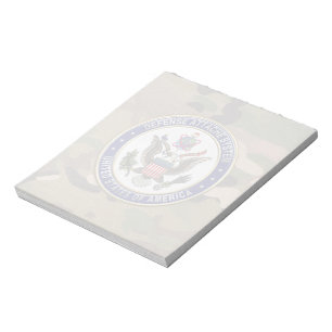 [100] Emblem des U.S. Defense Attaché System (DAS) Notizblock