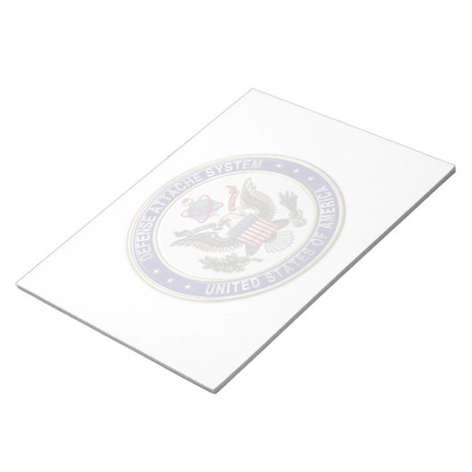 [100] Emblem des U.S. Defense Attaché System (DAS) Notizblock (angewinkelt)