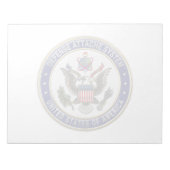 [100] Emblem des U.S. Defense Attaché System (DAS) Notizblock (Vorderseite)