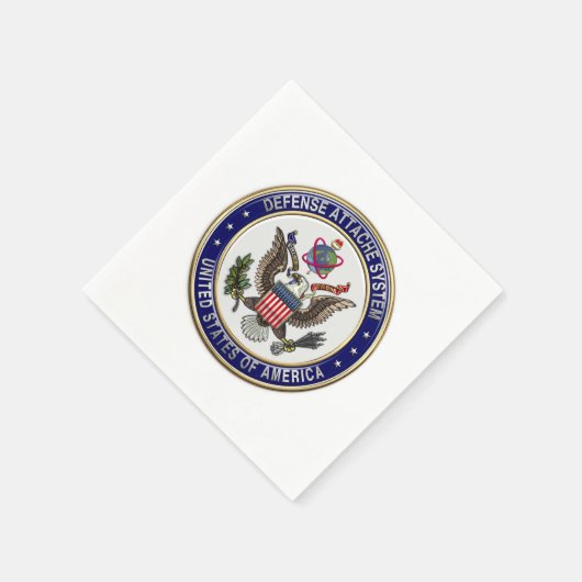 [100] Emblem des U.S. Defense Attaché System (DAS) Serviette (Ecke)