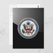 [100] Emblem des U.S. Department of Staat (DoS) [3 Postkarte (Vorne/Hinten)