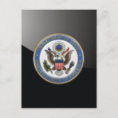 [100] Emblem des U.S. Department of Staat (DoS) [3 Postkarte (Vorderseite)