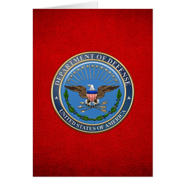 [100] Emblem des US-Verteidigungsministeriums (DOD (Vorne)