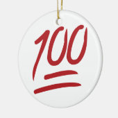 100 - Emoji Keramik Ornament (Links)