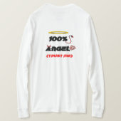 100% Engel (Vertrau mir) T-Shirt (Design Rückseite)