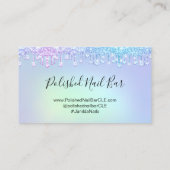 100 Erinnerung Ernennung Diamond Holographie Visitenkarte (Rückseite)