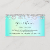 100 Erinnerung Ernennung Diamond Silver Tropfen Na Visitenkarte (Rückseite)