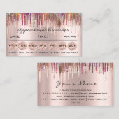 100 Erinnerung Karten für Termine Makeup Lash Trop (Vorne/Hinten)