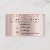 100 Erinnerung Karten für Terminierung Makeup Lash (Rückseite)