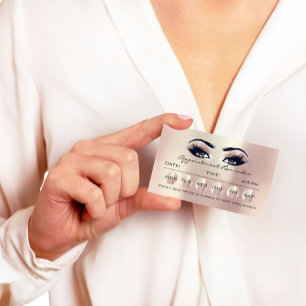 100 Erinnerung Karten für Terminierung Makeup Lash