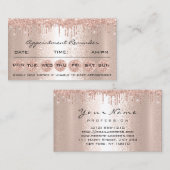 100 Erinnerung Karten für Terminierung Makeup Lash (Vorne/Hinten)