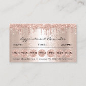 100 Erinnerung Karten für Terminierung Makeup Lash (Vorderseite)