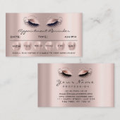 100 Erinnerung-Karten für Terminierung Makeup Lash Visitenkarte (Vorne/Hinten)