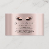 100 Erinnerung-Karten für Terminierung Makeup Lash Visitenkarte (Rückseite)