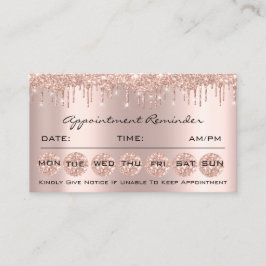 100 Ernennung Erinnerung Social Makeup Lash Nails Visitenkarte