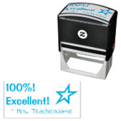 "100%! Exzellent!" + Name des benutzerdefinierten Permastempel (Beispiel)