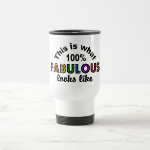 100% FABULOUS Tasse - wählen Sie Stil & Farbe
