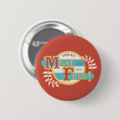 100% Fleischfreier Veganer Button (Vorne & Hinten)