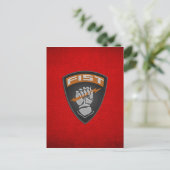 [100] Forward Observer (FIST) [Patch] Postkarte (Stehend Vorderseite)