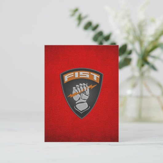 [100] Forward Observer (FIST) [Patch] Postkarte (Stehend Vorderseite)