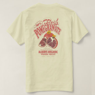 "100% Fresh Pomegranate" – Organic Fruit Lover Tee