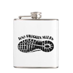 100 Friggin Miles Ultra Running Tread Flachmann