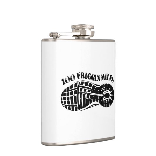 100 Friggin Miles Ultra Running Tread Flachmann (Rechts)