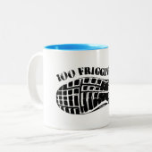 100 Friggin Miles Ultra Running Tread Zweifarbige Tasse (Vorderseite Links)
