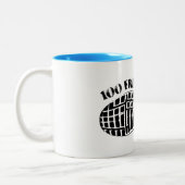 100 Friggin Miles Ultra Running Tread Zweifarbige Tasse (Links)