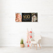 100. Frohes Geburtstags-Foto-Banner Banner (Insitu)