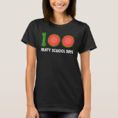 100 Fruity School Days Watermelon Tropical Fruit M T-Shirt (Vorderseite)