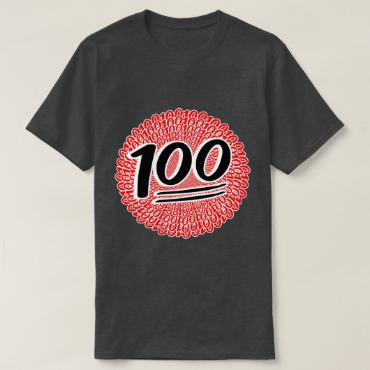 100 für das Leben behalten T-Shirt (Design vorne)