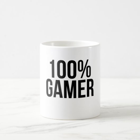 100% Gamer Kaffeetasse (Mittel)