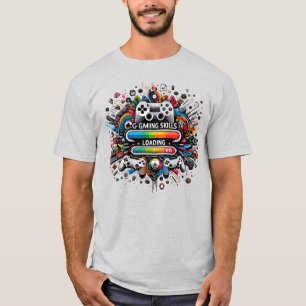 100% Gaming-Fähigkeiten Vollständige Regenbogen-Ex T-Shirt