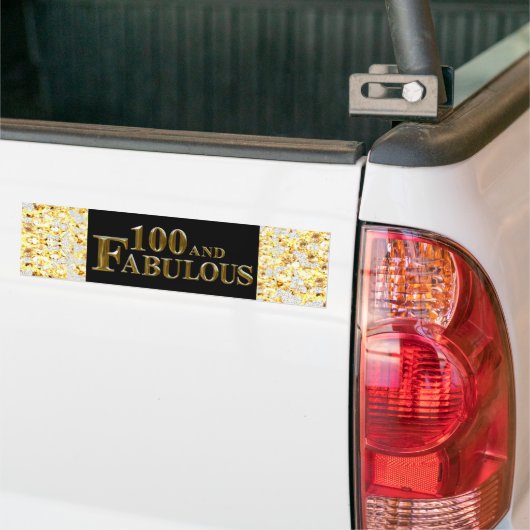 100. Geburtstag Autoaufkleber (Auf Lkw)