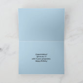 100. Geburtstag Crazy Kitten Karte (Innenseite)