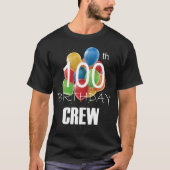 100. Geburtstag Crew 100 Party Crew Gruppe Männer T-Shirt (Vorderseite)