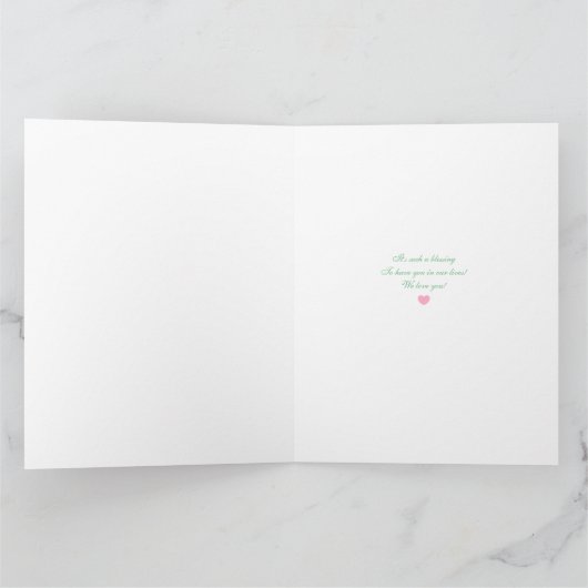 100. Geburtstag der Großmutter Karte (Innenseite)