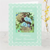 100. Geburtstag der Großmutter Karte (Gelbe Blume)