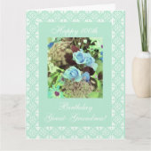 100. Geburtstag der Großmutter Karte (Vorderseite)