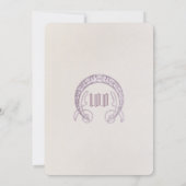 100. Geburtstag Einladung Art Nouveau Daisies (Rückseite)