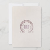 100. Geburtstag Einladung Art Nouveau W. Morris (Rückseite)